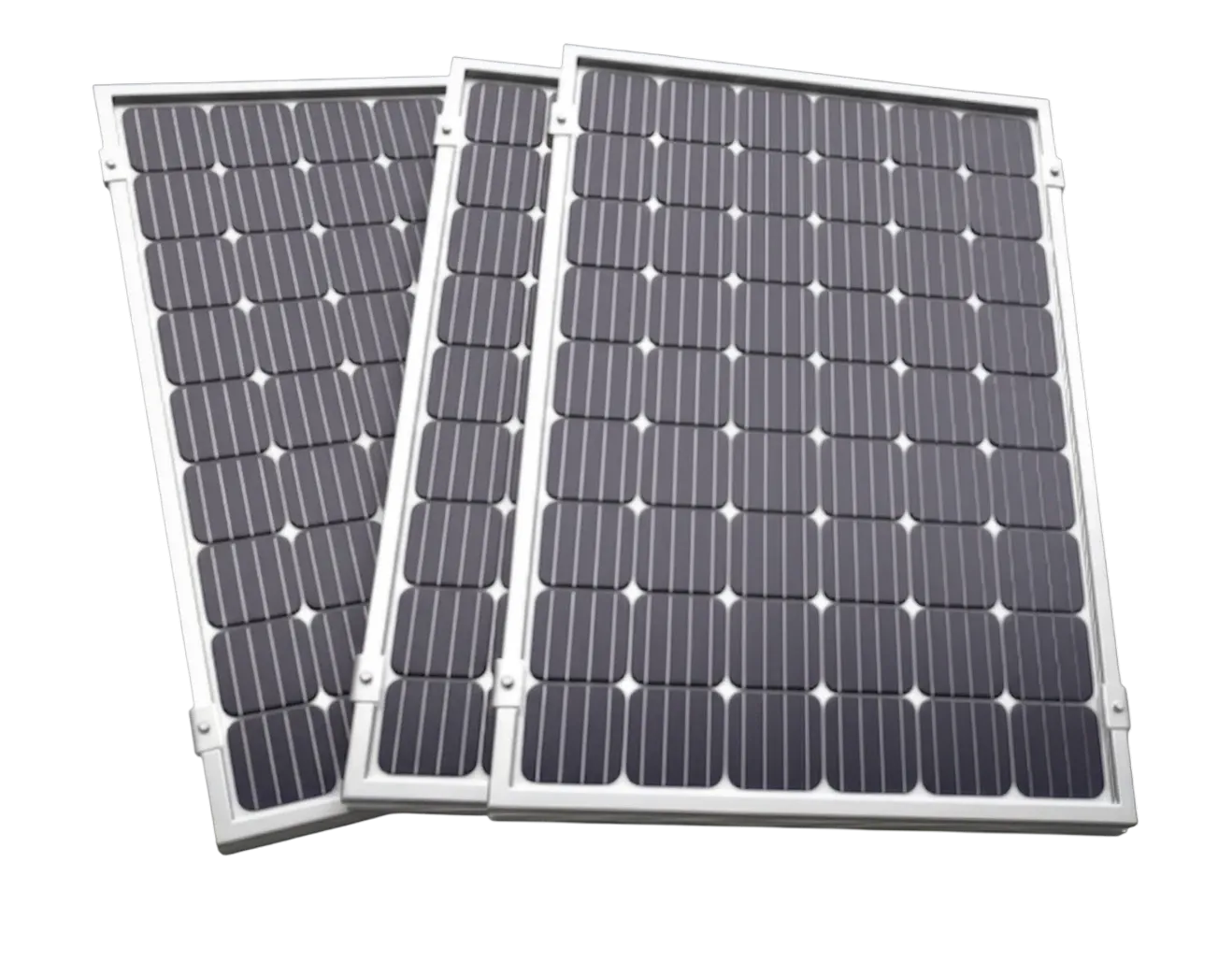 Solar panels on a home roof